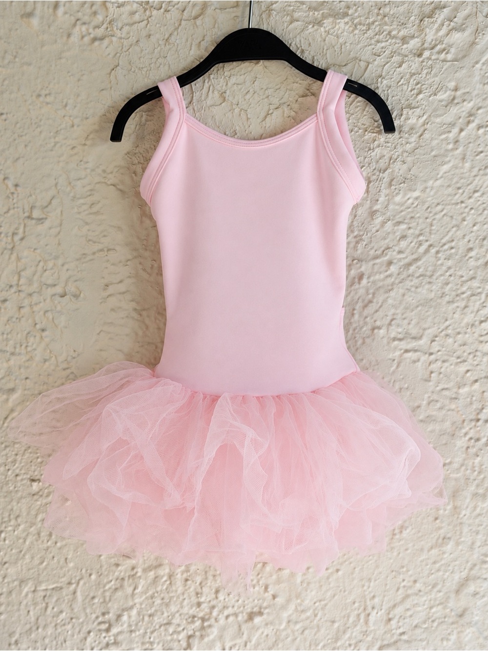 Worn once! Girls' Pink Tulle Ballet Leotard with Layered Tutu, Eurotard